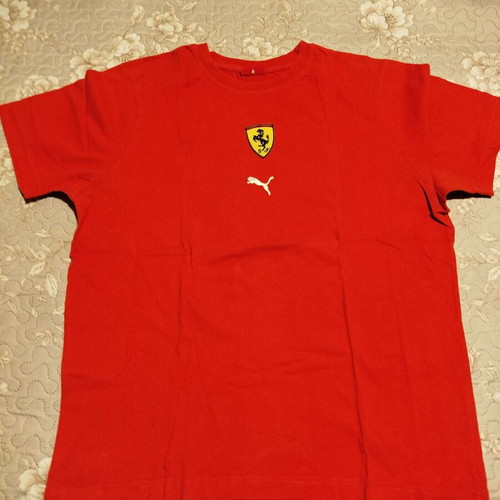 Puma Ferrari short-sleeve shirt used, Large, Michael Schumacher era