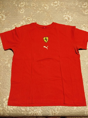 Puma Ferrari short-sleeve shirt used, Large, Michael Schumacher era