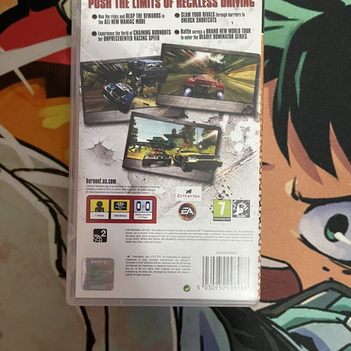 Burnout Dominator PSP game
