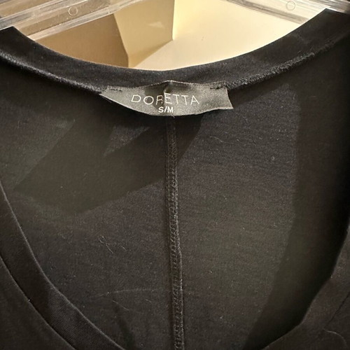 Blouse with eye motifs like new, black