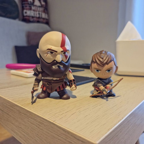 God of War Kratos & Atreus collectible figures set