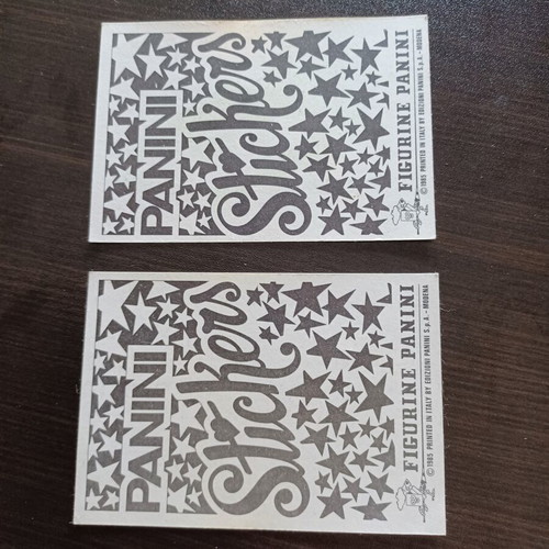 Panini holographic pop art stickers like new
