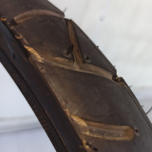 Yamakumo tire like new, 60/70-17 low profile for moped