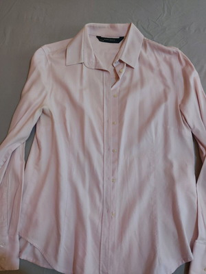 Zara Basic pink shirt size L like new