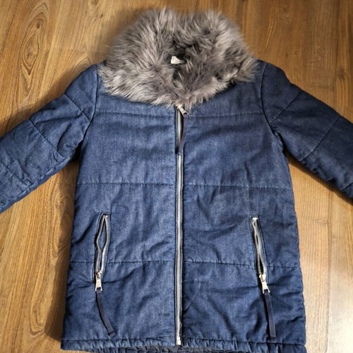 Mango women's jacket new blue without tag size S