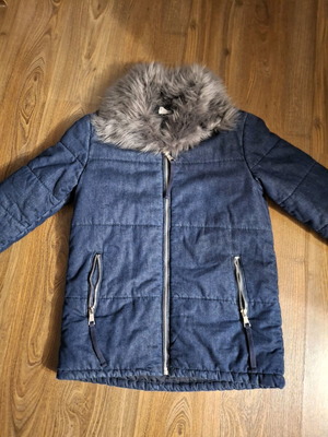 Mango women's jacket new blue without tag size S