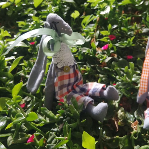 Cute Bunny Handmade Doll New