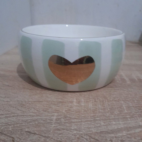 Clay bowl for dog or cat 15 cm like new