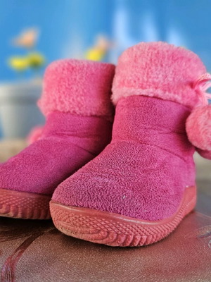 MarriKelly Kids Boots with Zipper Pink