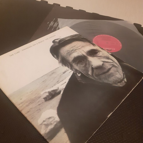 The Cure Standing On A Beach vinyl LP used, rock compilation 1986