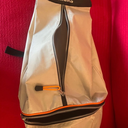 Umbro authentic backpack like new, gray and orange