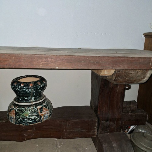 Monastic table used, old, unliftable