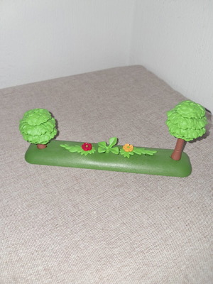 Playmobil landscape base with trees and plants