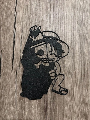 Geometric Low Poly Luffy One Piece decor new 14 cm
