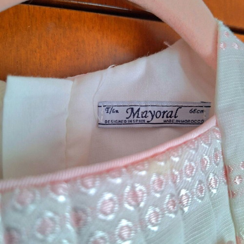 Mayoral baby dress like new, size 68 cm for 6-9 months