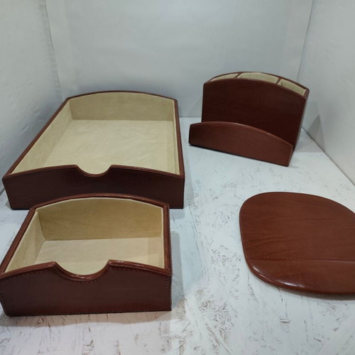 TopDesk Executive Desk Set TDS210 new synthetic leather