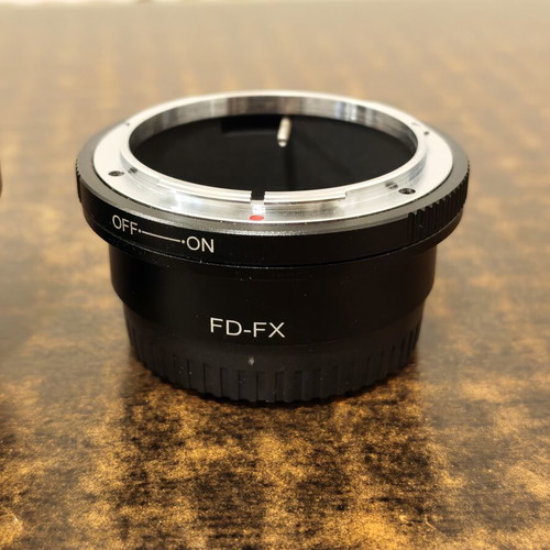 Lens adapters for Fuji X mount mirrorless cameras like new