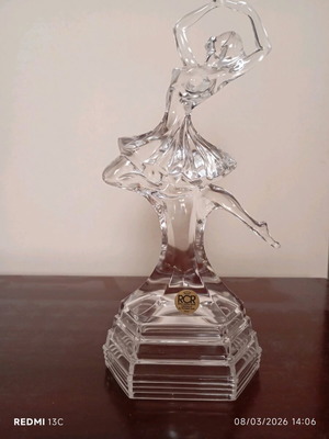 Ballerina figure crystal decorative new