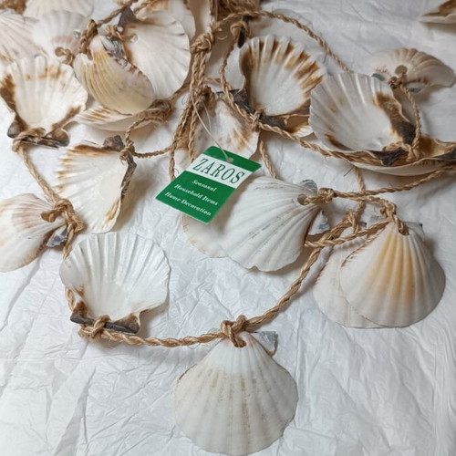Decorative garland with shells 3m new
