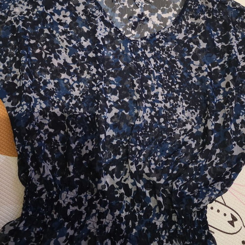 Express sheer chiffon blouse with floral pattern, like new, size S