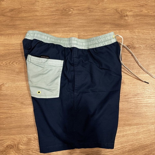 Quiksilver swim shorts like new, size small, blue and turquoise