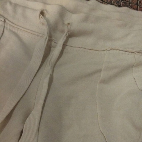 Women's capri tracksuit used, white, size L