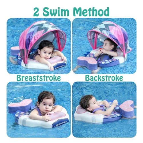 Mambobaby infant float 3-24 months with 5-point harness and sunshade