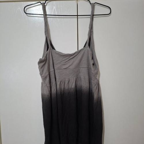 Gray blouse with ombre design, used, size L