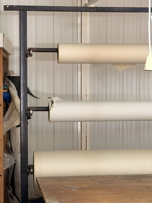 Professional Fabric Cutting Table used with Hand-Operated Spreader