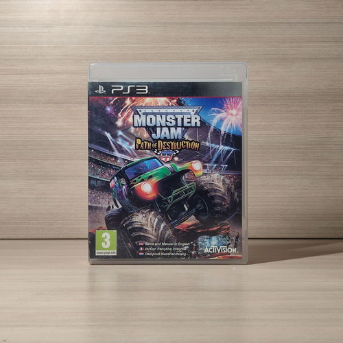 Monster Jam Path of Destruction PS3 like new, full English version