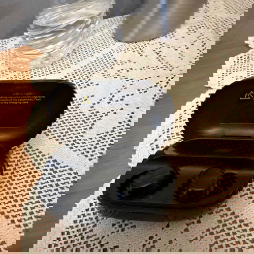 Слушалки леко използвани в калъфа си