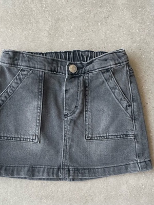 Mini denim skirt for girl like new, grey, H&M age 3-4