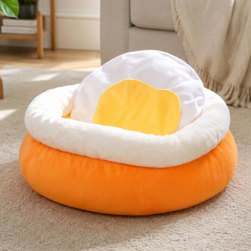 Egg-Shaped Pet Bed 50cm New for Cats and Small Dogs