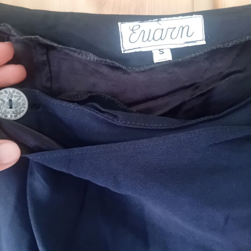 Two black skirts like new, size S 36 8, different waist styles