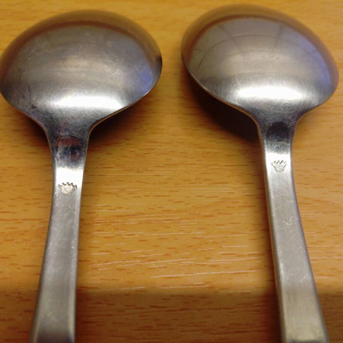 UTA spoons vintage, used, set of 2 pieces