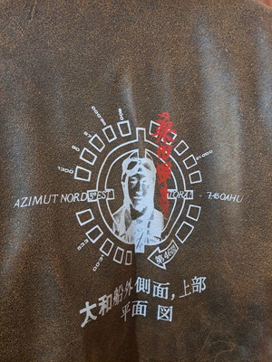 Japanese Aviation Jacket δερμάτινο σαν καινούργιο, καφέ με αφαιρούμενο γουνάκι