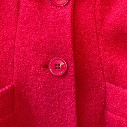 Women's wool coat like new, red, size S