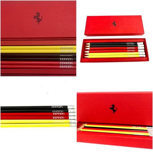 Ferrari collectible set of 6 pencils new, original colors