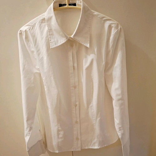 White Betty Barclay women's shirt size L like new