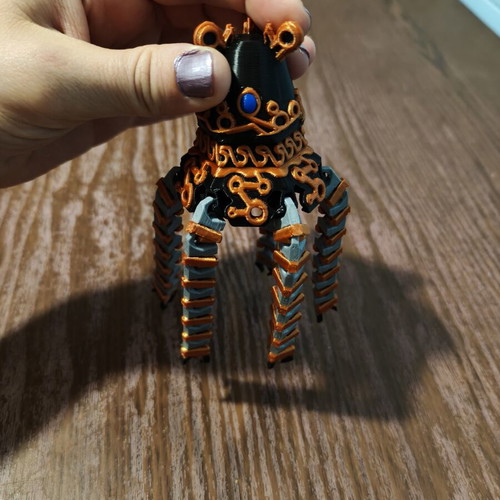 3D Printed Legend of Zelda Guardian new, articulated
