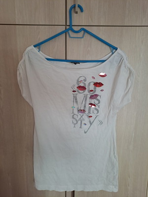 Miss Sixty γυναικείο T shirt σαν καινούριο, άσπρο, μέγεθος L