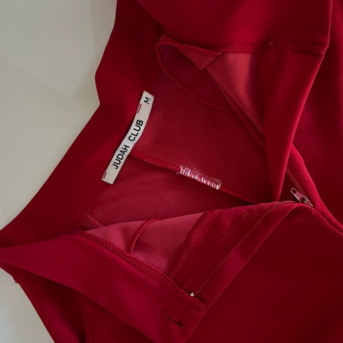 Red fabric pants Judah Club new, size M