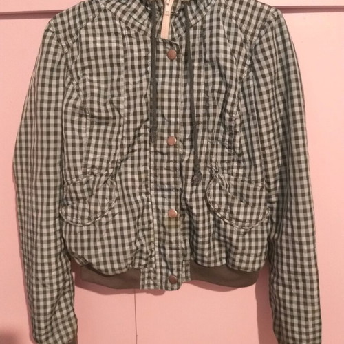 Spring jacket used, checkered pattern, size M