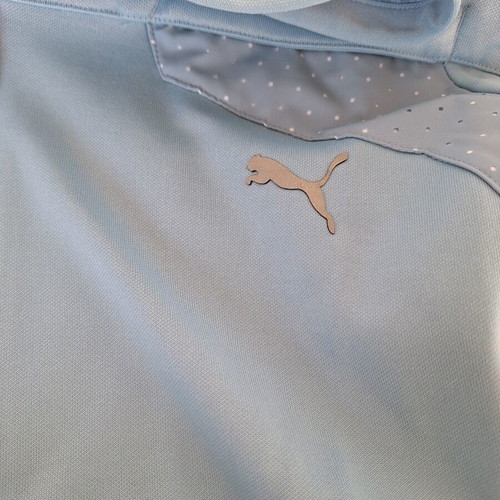 Puma athletic jacket, turquoise, size L