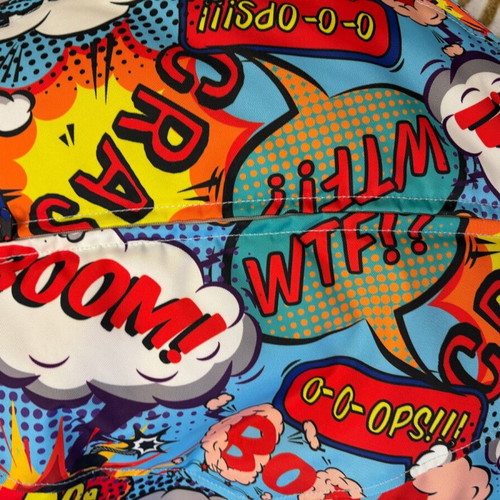 Barbaron pop art beanbag pouf like new