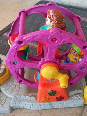 Little People Fisher Price ρόδα λούνα παρκ με 5 φιγούρες μεταχειρισμένη