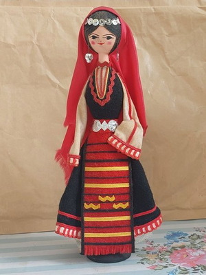 Folklores decorative doll used