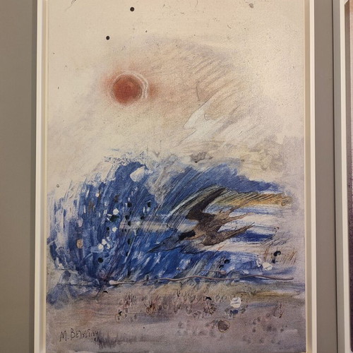 Oil paintings like new, 2 framed canvas prints by Veloudios Michalis