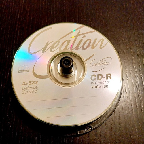 Creation CD-R new, pack of 20, 700MB 80 minutes