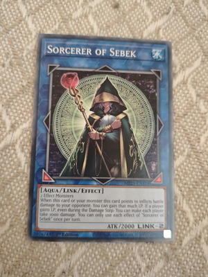 Sorcerer of Sebek Yu-Gi-Oh card like new